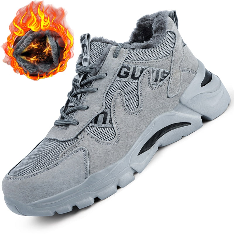 Men Industrial Shoes Boots YesUpper Material: Mesh