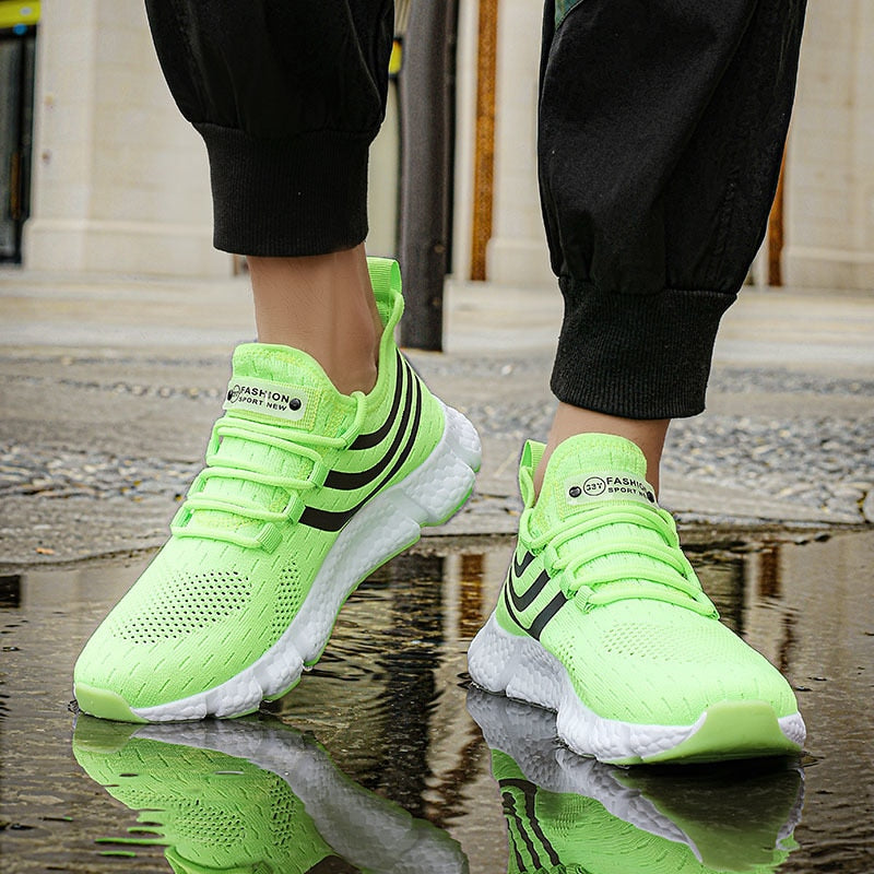Men: Comfortable Man Sneakers Breathable Brand
