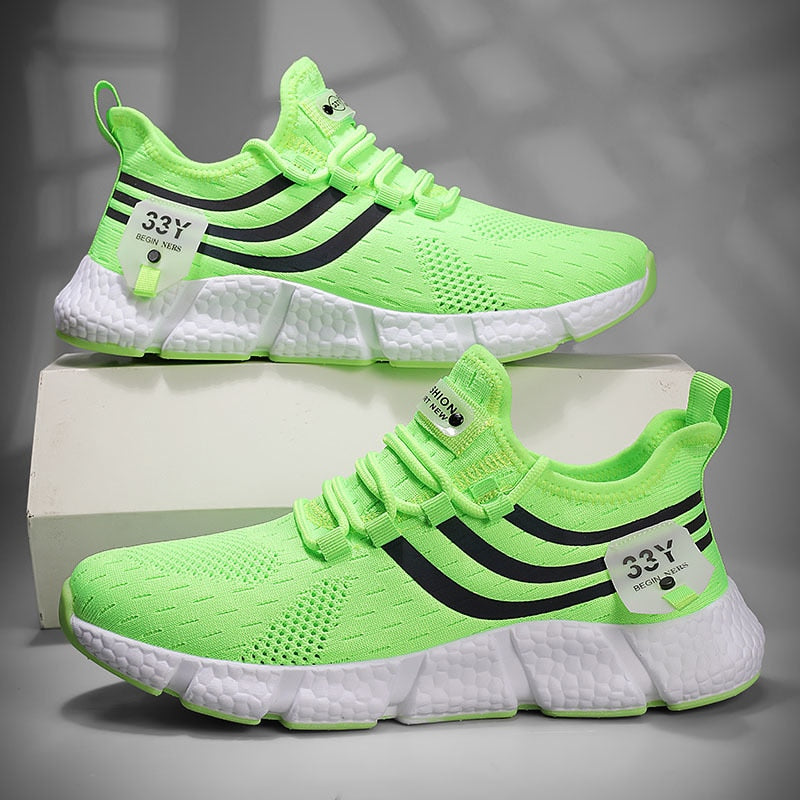 Men: Comfortable Man Sneakers Breathable Brand