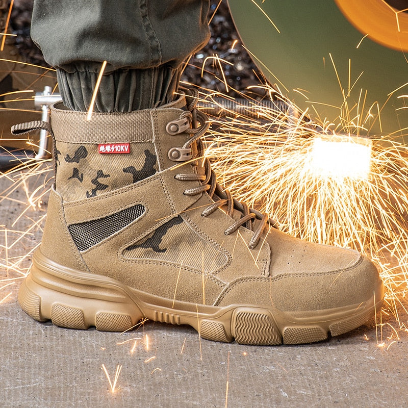 Indestructible Desert Combat Boots Protective Cotton Fabric