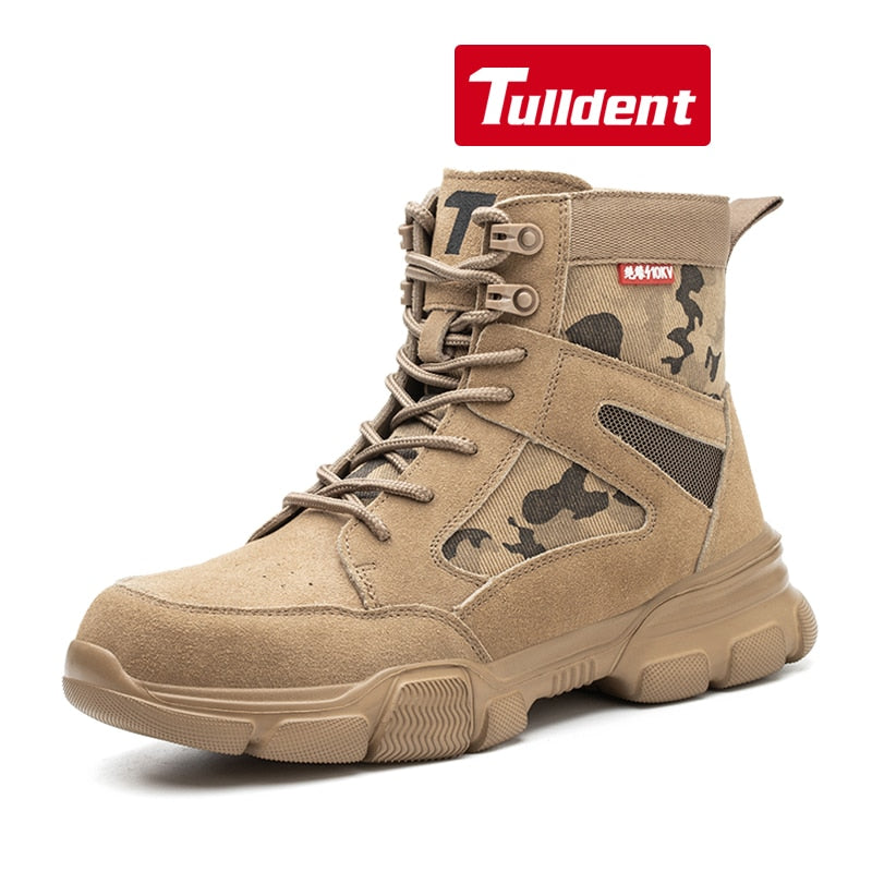 Indestructible Desert Combat Boots Protective Cotton Fabric