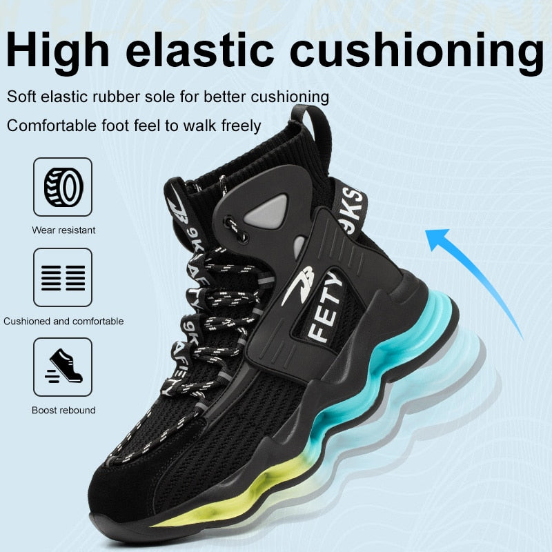 Indestructible Anti-smash Steel Toe Mesh (Air mesh)Toe Shape