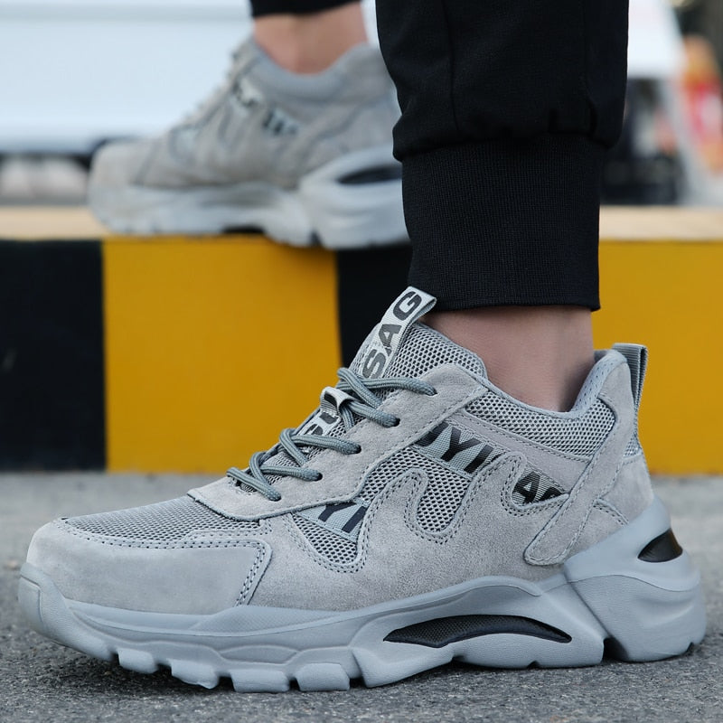 Men Industrial Shoes Boots YesUpper Material: Mesh