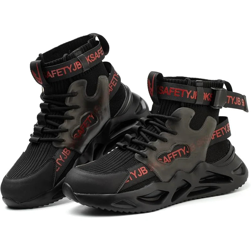 Men’s Fortex Steel-Toe Safety Sneakers – Lightweight, Anti-Puncture & Shock-Absorbing