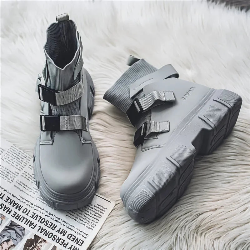 Men’s GAISS High-Top Streetwear Boots – Modern, Comfortable & Lightweight
