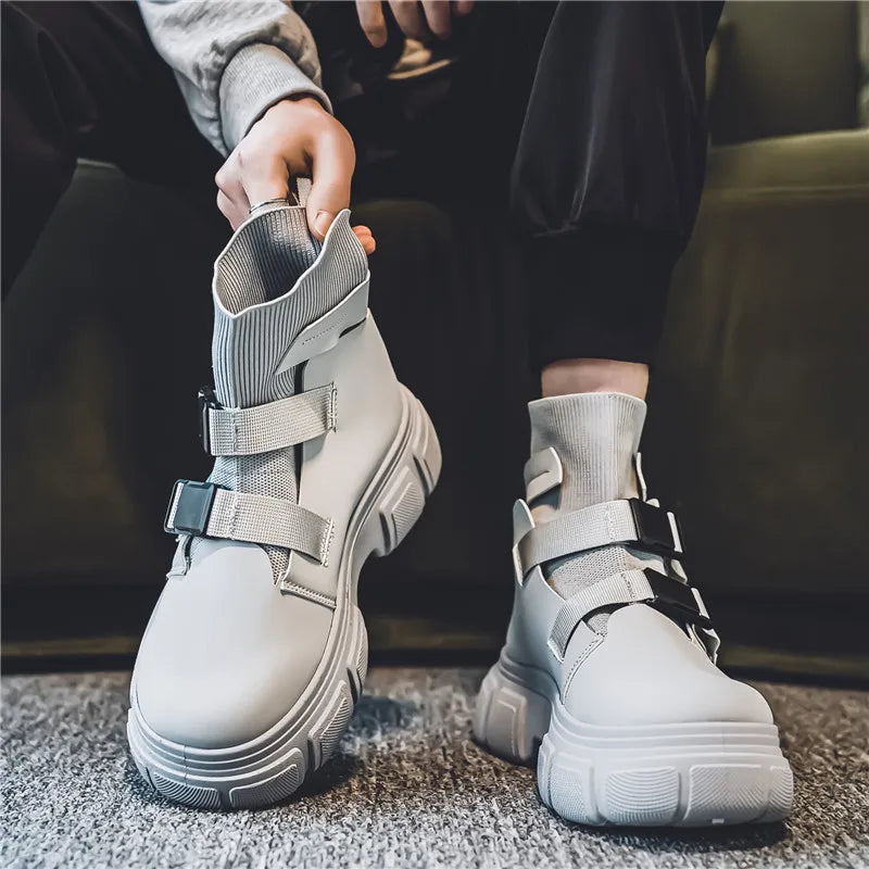 Men’s GAISS High-Top Streetwear Boots – Modern, Comfortable & Lightweight