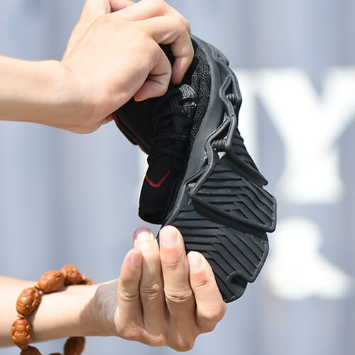 Tyche™ Black-Red Steel Toe Work Sneakers — Lightweight, Breathable, Slip-Resistant Safety Shoes