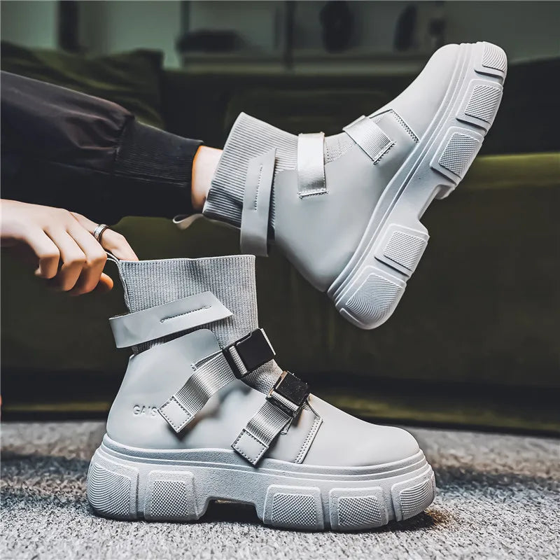 Men’s GAISS High-Top Streetwear Boots – Modern, Comfortable & Lightweight
