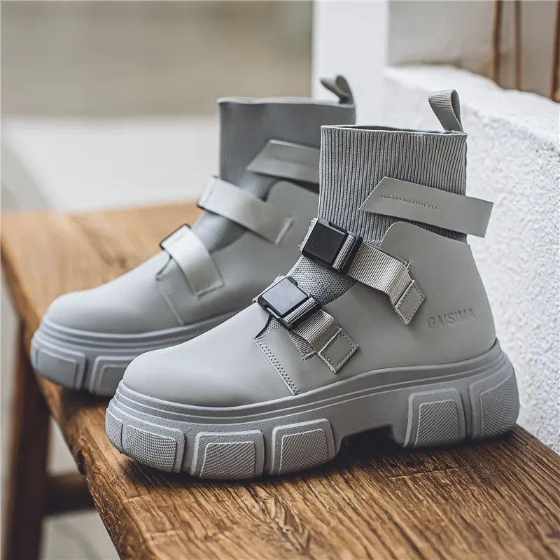 Men’s GAISS High-Top Streetwear Boots – Modern, Comfortable & Lightweight