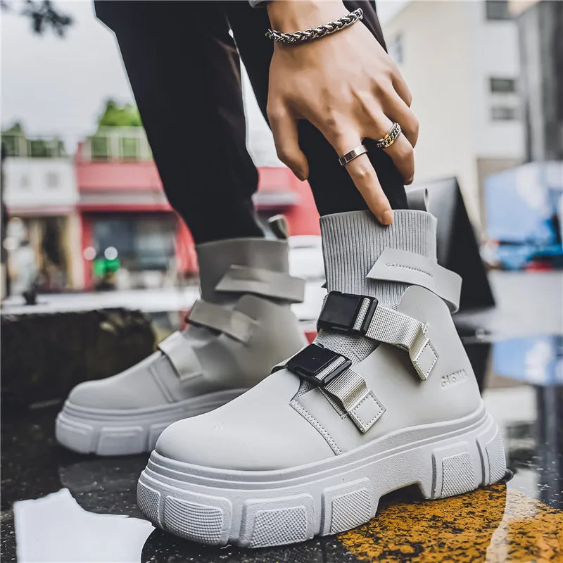 Men’s GAISS High-Top Streetwear Boots – Modern, Comfortable & Lightweight