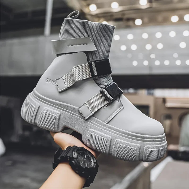 Men’s GAISS High-Top Streetwear Boots – Modern, Comfortable & Lightweight