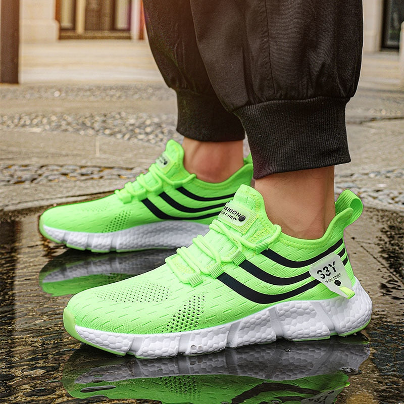 Men: Comfortable Man Sneakers Breathable Brand