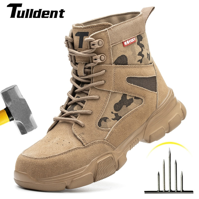 Indestructible Desert Combat Boots Protective Cotton Fabric