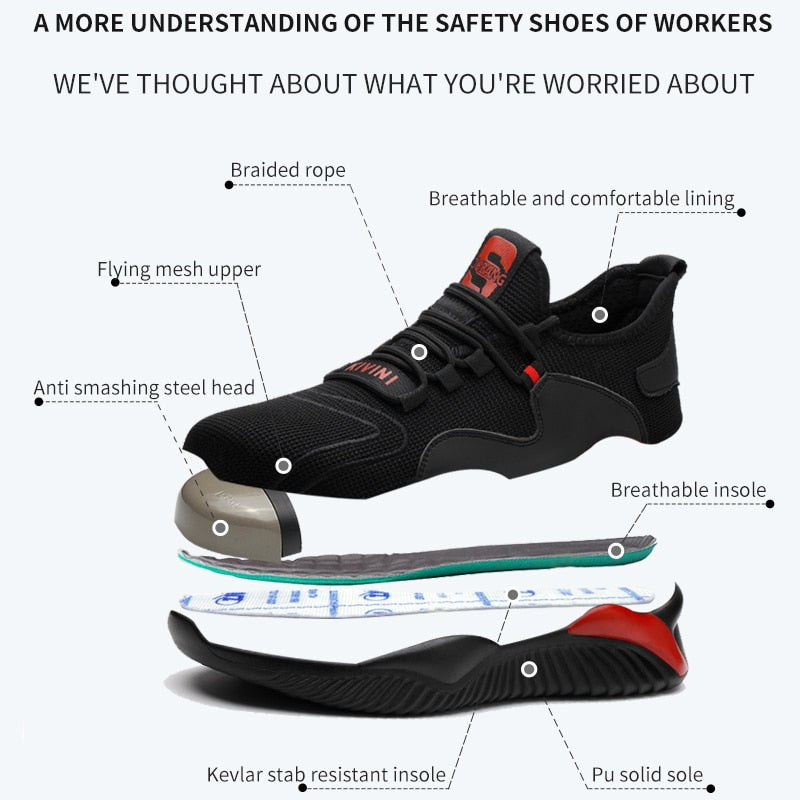 Cap Puncture-Proof Boots safety shoes work shoesis