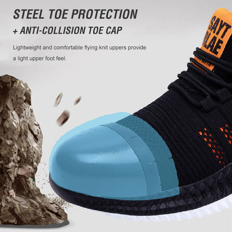 Breathable Men Summer Air Cushion Steel Toe China Model