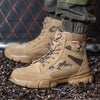 Indestructible Desert Combat Boots Protective  Cotton Fabric