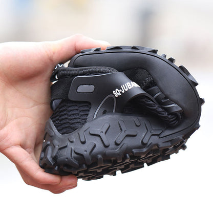 Eris™ Steel Toe SQ Ju Bang — Lightweight, Breathable, Anti-Slip Military-Grade Work Sneakers (Black)