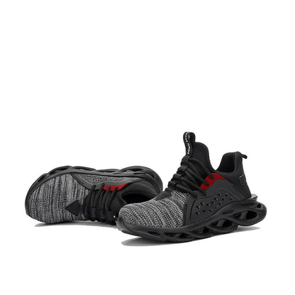 Xenon™ Dark Grey Steel Toe Work Sneakers — Lightweight, Breathable, Shock-Absorbing Safety Shoes