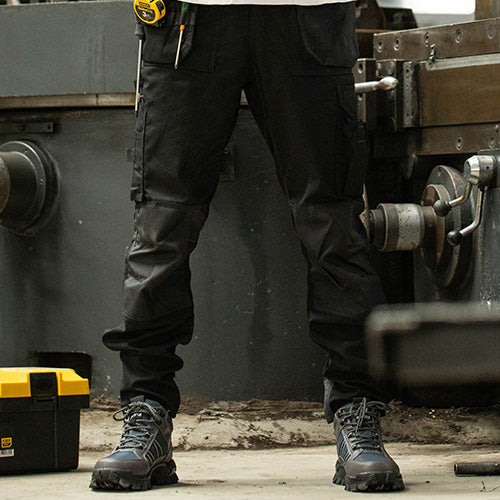 Themis™ J3 Grey Steel Toe Work Shoes — Rugged, Lightweight, Anti-Slip Safety Footwear