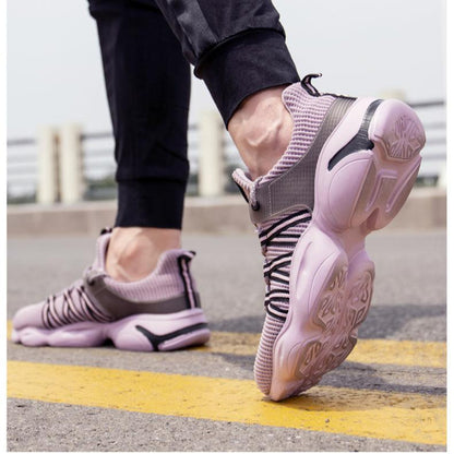 Hestia™ Pink Steel Toe Work Sneakers — Lightweight, Breathable, Anti-Slip Safety Shoes for Women