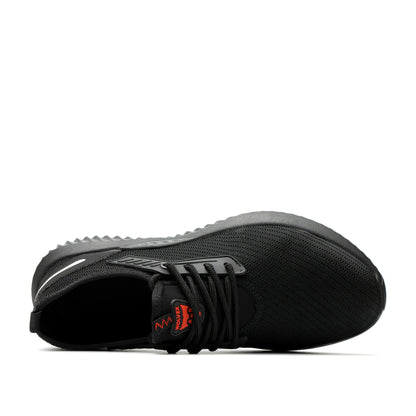 DIKE™ Black Steel Toe Safety Sneakers — Lightweight, Shock-Absorbing, Anti-Slip Work Shoes