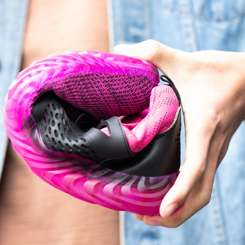 Harmonia™ Pink Steel Toe Safety Sneakers — Lightweight, Breathable, Anti-Slip Women’s Work Shoes