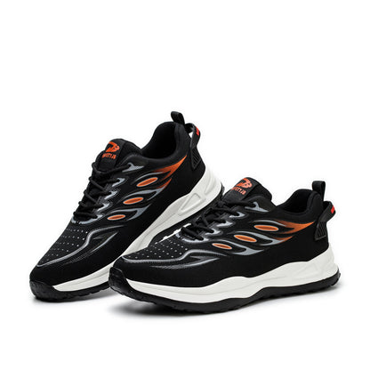 Anteros™ J3 S2 Steel Toe Work Sneakers — Lightweight, Breathable, Anti-Slip Industrial Safety Shoes (Black/orange)