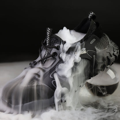 Eris™ Steel Toe Ju Bang — Lightweight, Breathable, Anti-Slip Military-Grade Work Sneakers (Grey)