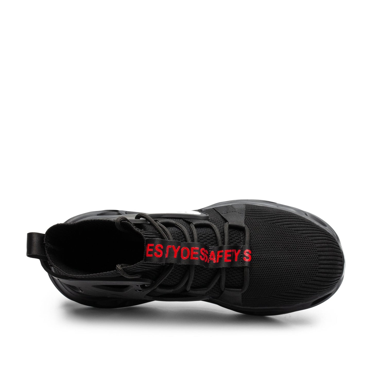 Zeus™ J3 Black Steel Toe Safety Sneakers — Lightweight High-Top Work Shoes for Ultimate Protection
