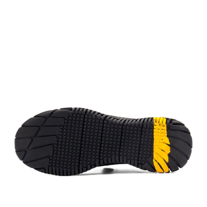 Typhon™ S Ju Bang Steel Toe Work Sneakers — Lightweight Breathable Safety Shoes (Black/Yellow)