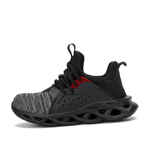 Xenon™ Dark Grey Steel Toe Work Sneakers — Lightweight, Breathable, Shock-Absorbing Safety Shoes