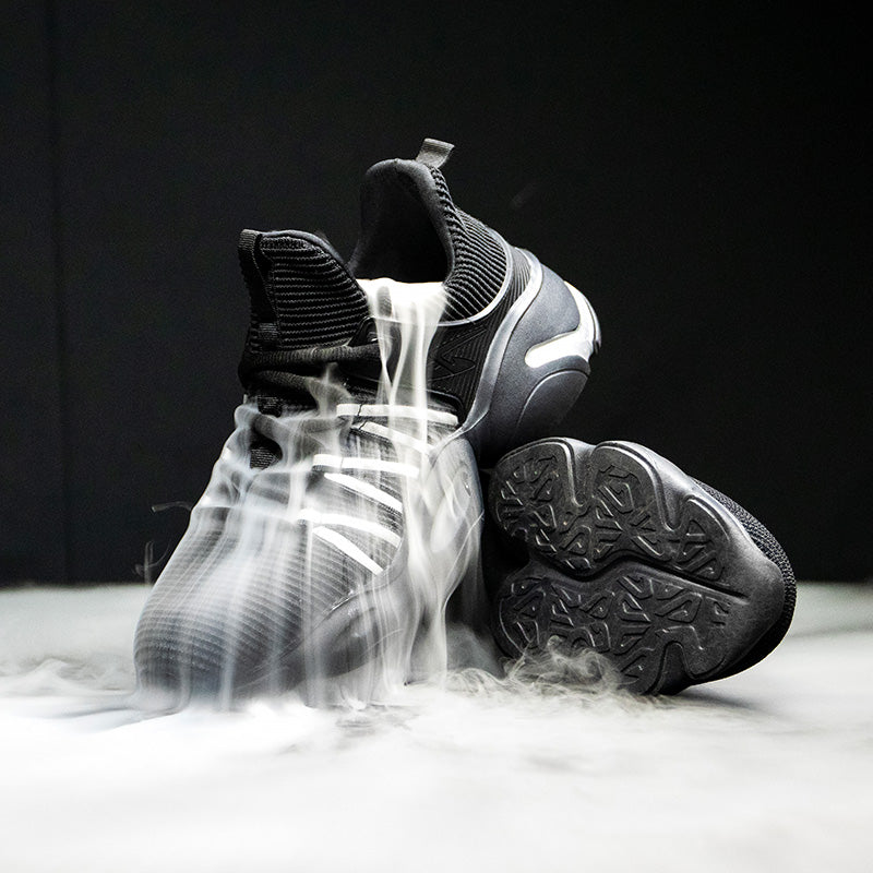 Hestia™ J3 Black Steel Toe Safety Sneakers — Lightweight, Breathable, Anti-Slip Work Shoes for Men