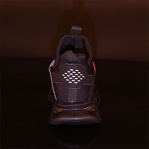 Xenon™ Black Steel Toe Safety Sneakers — Lightweight, Breathable, Anti-Slip Work Shoes