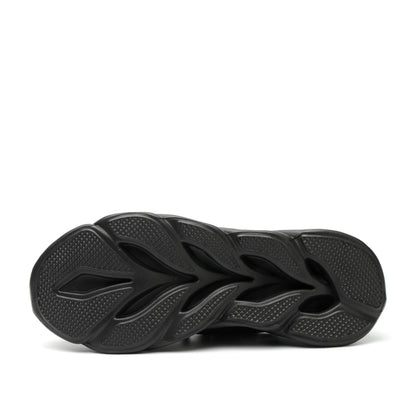 Xenon™ Black Steel Toe Safety Sneakers — Lightweight, Breathable, Anti-Slip Work Shoes