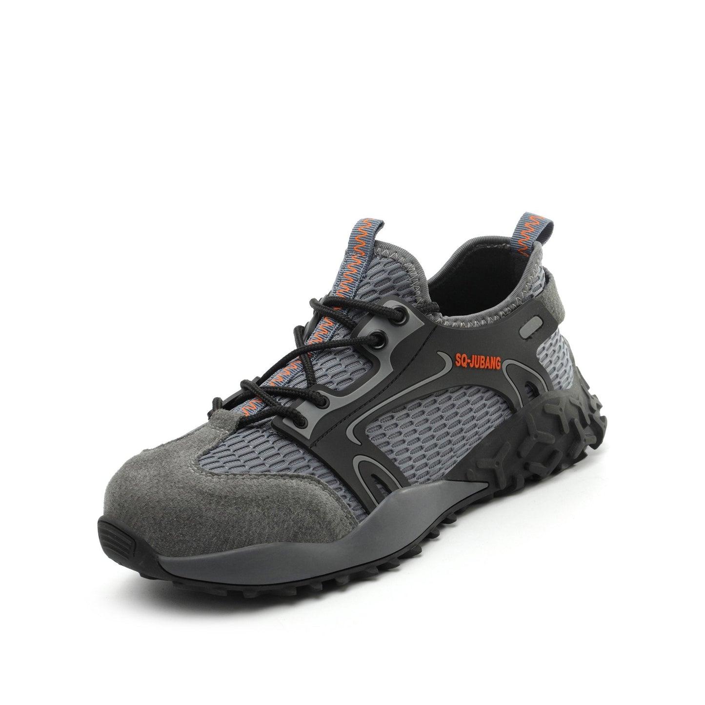 Eris™ Steel Toe Ju Bang — Lightweight, Breathable, Anti-Slip Military-Grade Work Sneakers (Grey)