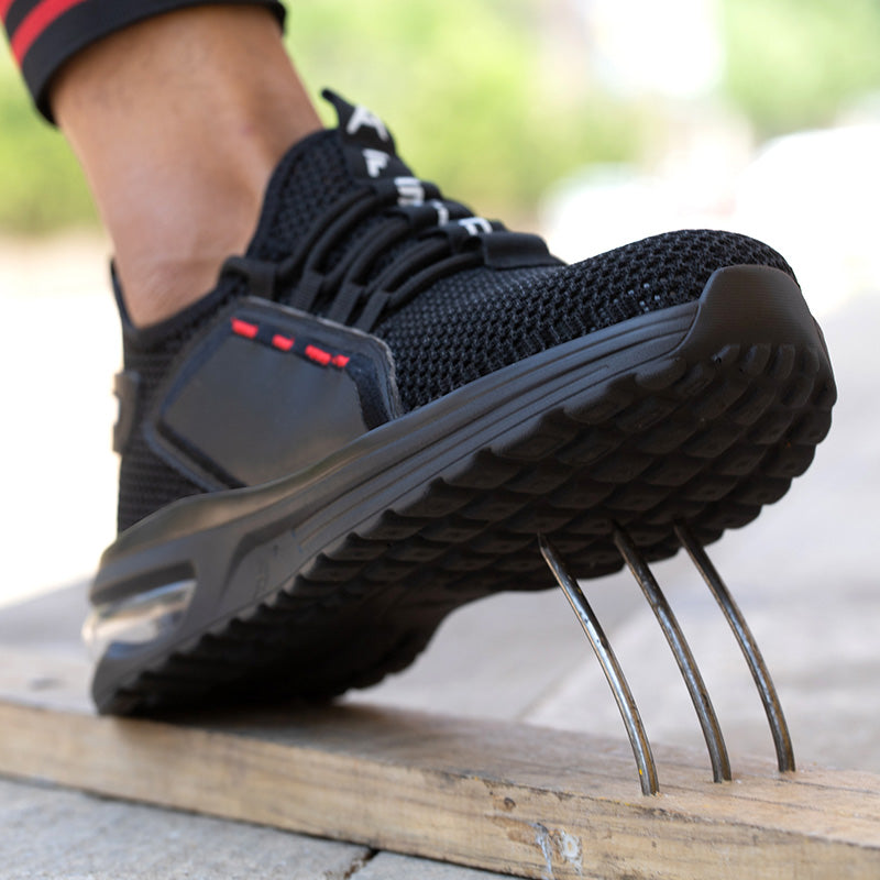 Hades™ Safety Work Sneakers — Lightweight, Air-Cushioned, Anti-Slip Steel Toe Work Shoes