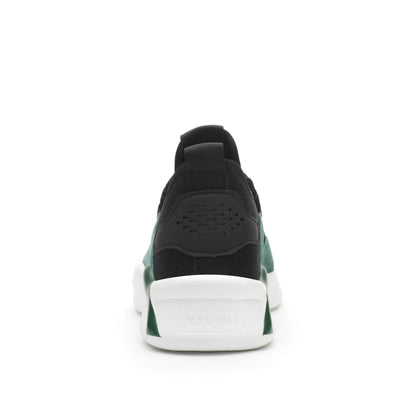 Helios™ Kivini Black-Green Steel Toe Work Sneakers | Lightweight, Slip-Resistant Safety Shoes