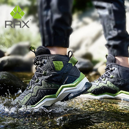 Kratos™ RAX Waterproof Men’s Hiking Shoes — Heavy-Duty, Slip-Resistant Outdoor Trail Boots for All-Weather Performance