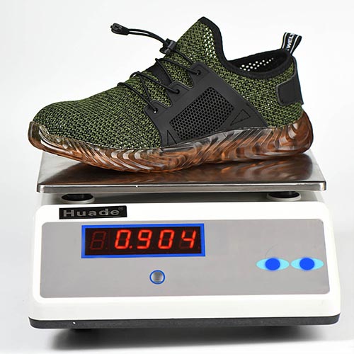 Hemera™ Airflow Dark Green Steel Toe Work Sneakers — Lightweight, Breathable, Anti-Slip Safety Shoes for Men