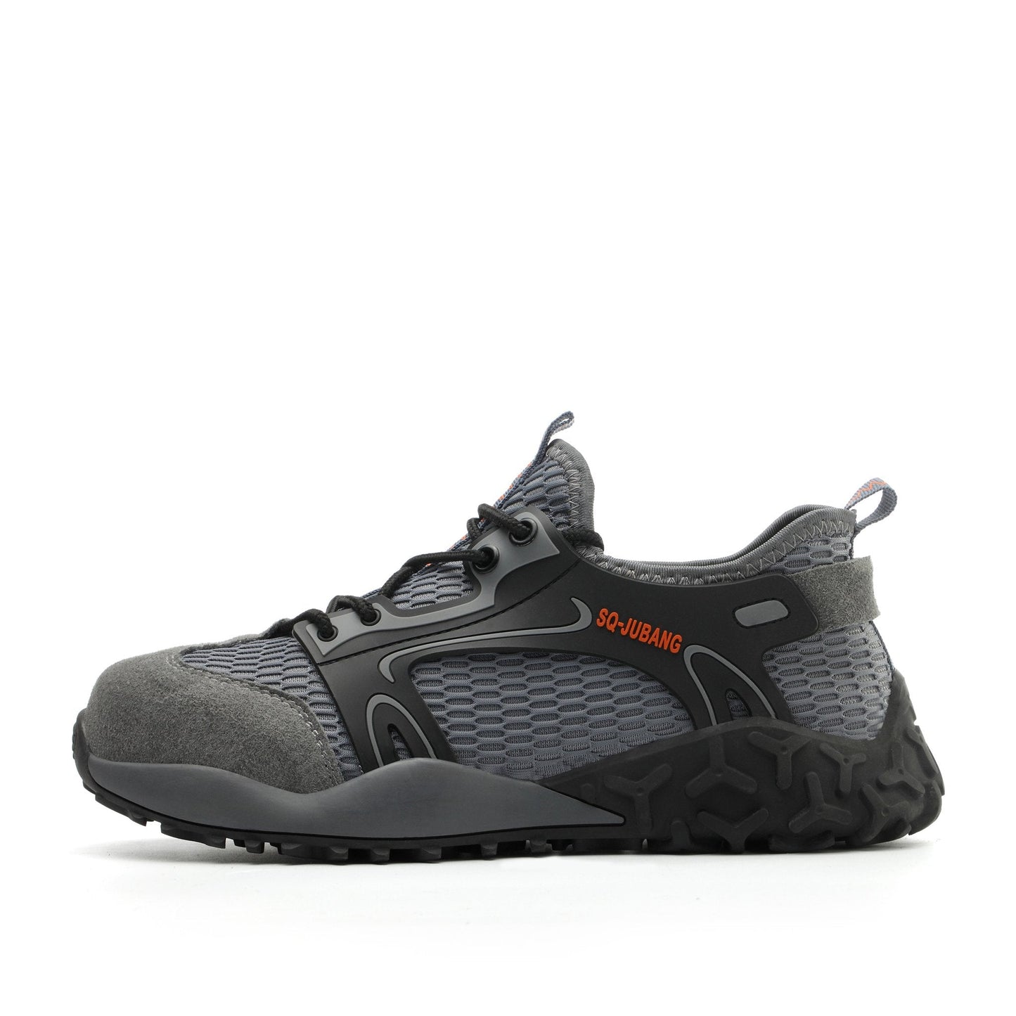 Eris™ Steel Toe Ju Bang — Lightweight, Breathable, Anti-Slip Military-Grade Work Sneakers (Grey)