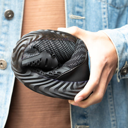 Harmonia™ Grey Steel Toe Safety Sneakers — Lightweight, Breathable, Anti-Slip Women’s Work Shoes