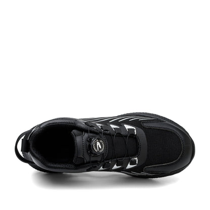 Kharon J3™ Steel Toe Sneakers — Lightweight, Shock-Absorbing, Anti-Slip Work Safety Shoes (Black)