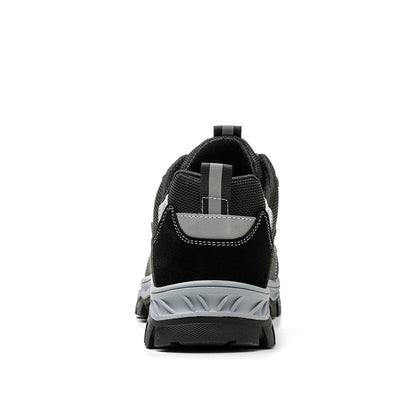 Triton™ J3 Steel Toe Work Shoes – Black | Lightweight Slip-Resistant Safety Sneakers for Tough Jobs