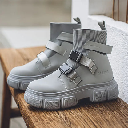 Men’s GAISS High-Top Streetwear Boots – Modern, Comfortable & Lightweight