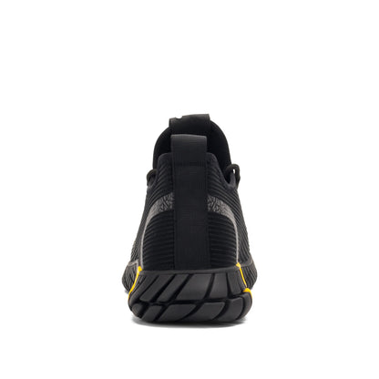 Typhon™ S Ju Bang Steel Toe Work Sneakers — Lightweight Breathable Safety Shoes (Black/Yellow)