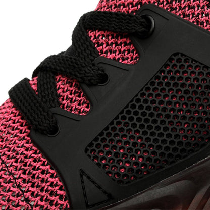 Hemera™ Dark Pink Steel Toe Work Sneakers — Lightweight, Breathable, Anti-Slip Safety Shoes for Women