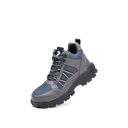 Themis™ J3 Grey Steel Toe Work Shoes — Rugged, Lightweight, Anti-Slip Safety Footwear