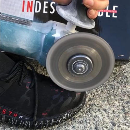 Calypso™ Camo Steel Toe Sneakers — Lightweight, Anti-Slip, Shock-Absorbing Safety Shoes (Black/Red)