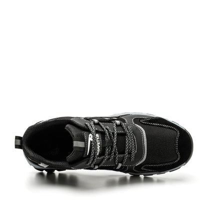 Triton™ J3 Steel Toe Work Shoes – Black | Lightweight Slip-Resistant Safety Sneakers for Tough Jobs