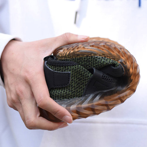 Hemera™ Airflow Dark Green Steel Toe Work Sneakers — Lightweight, Breathable, Anti-Slip Safety Shoes for Men